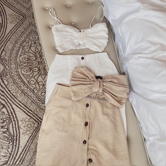 Set áo linen 2 màu thumb