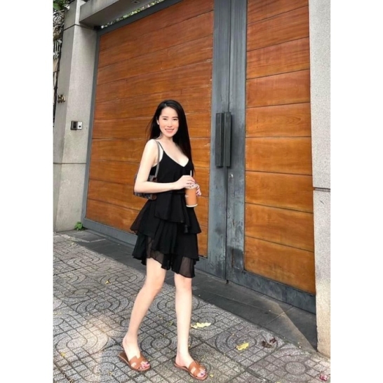 Váy bèo tầng 2s 4 màu thumb