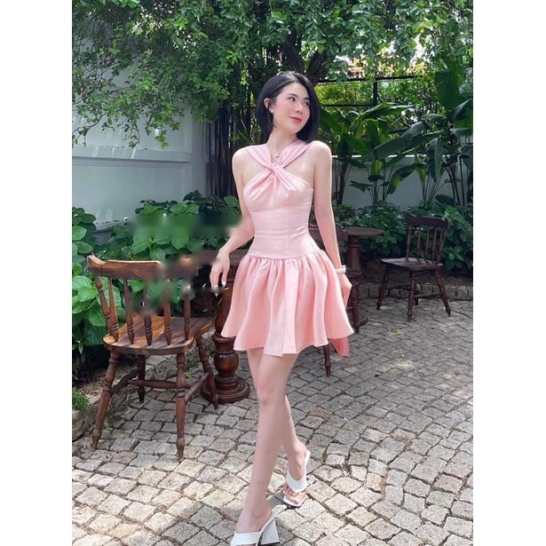 Váy đũi yếm 2 màu thumb