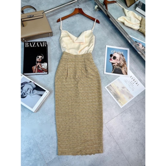 Set áo lụa + cv nhăn thumb