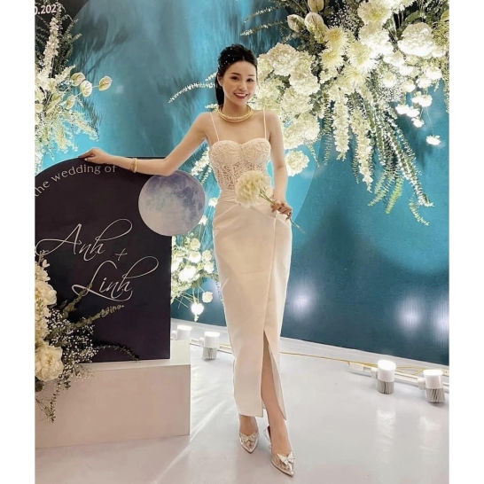 Set áo ren + cv lệch tafta 2 màu thumb