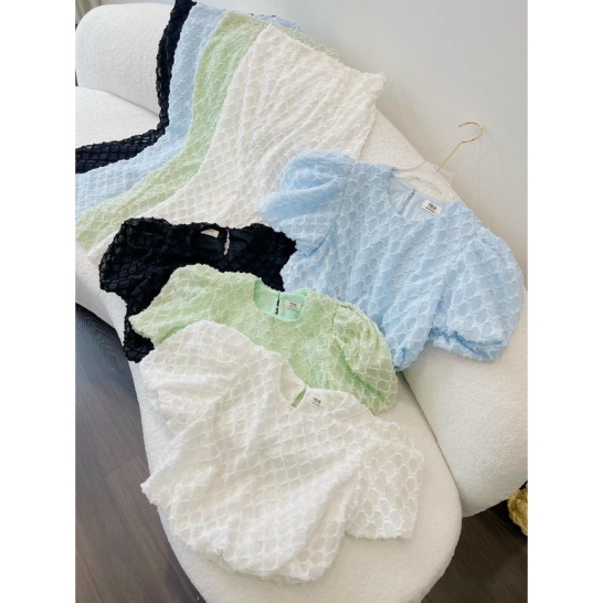 Set áo tay bồng + cv thumb