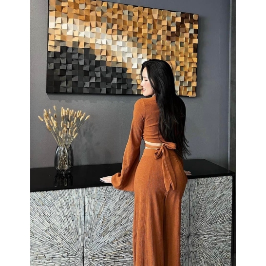 Set cột ngực tay loe 3 màu thumb