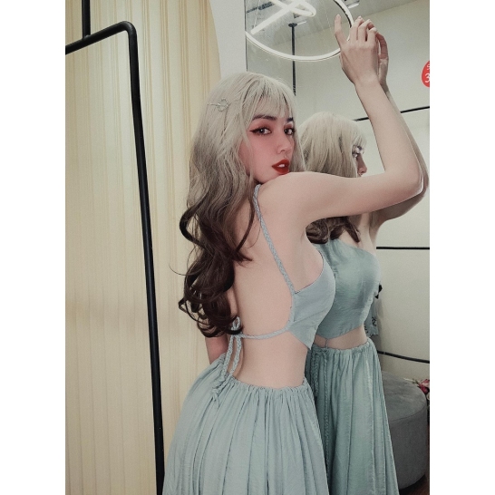 Maxi yếm dây thừng thumb