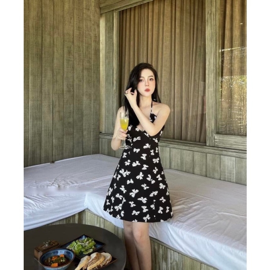 Váy hoa bướm 2 màu thumb