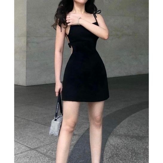 Váy 2s hở lưng 4 màu thumb