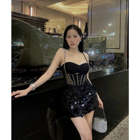 Váy lưới da cá TKCC thumb