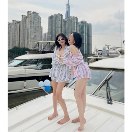 Set 3 món kẻ sọc 2 màu thumb