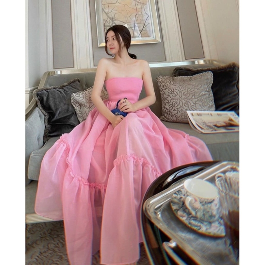 Đầm voan đi biển 3 màu thumb