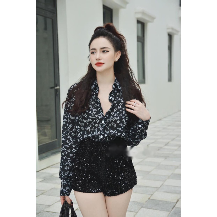 Áo sơ mi ngôi sao 2 màu