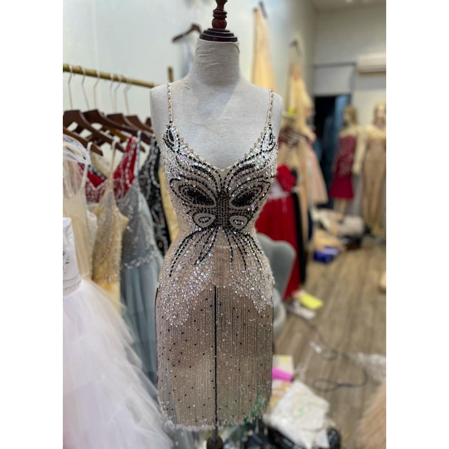 Váy bướm đính đá TKCC