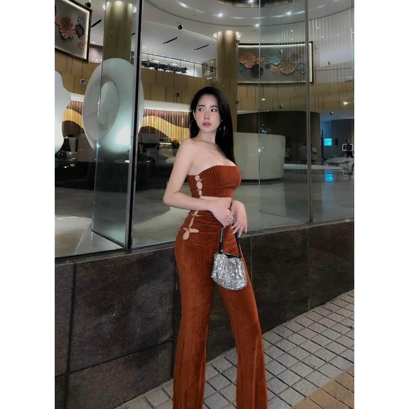 Set áo quây đan dây 3 màu