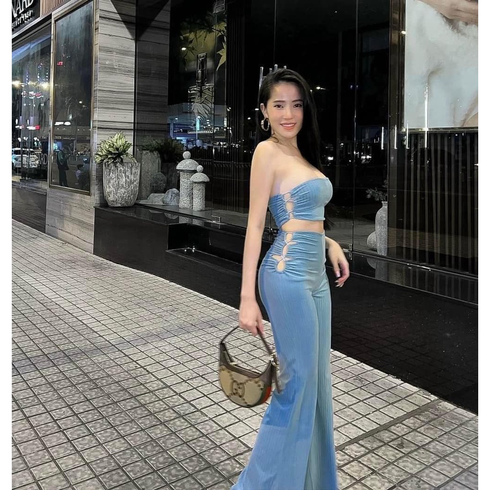 Set áo quây đan dây 3 màu