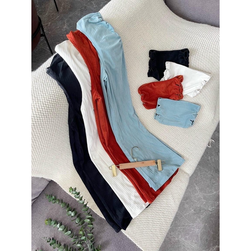 Set áo quây đan dây 3 màu