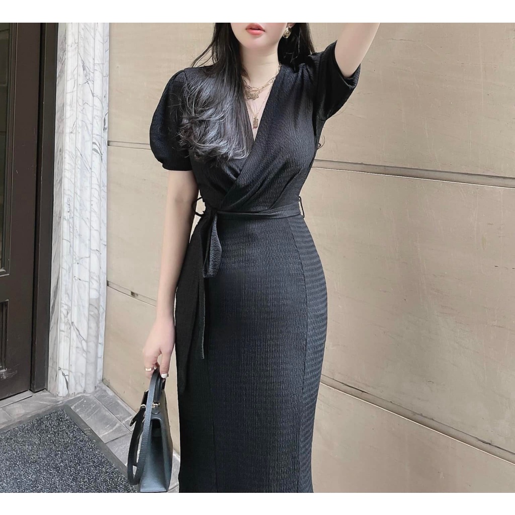 Váy body đuôi cá 2 màu