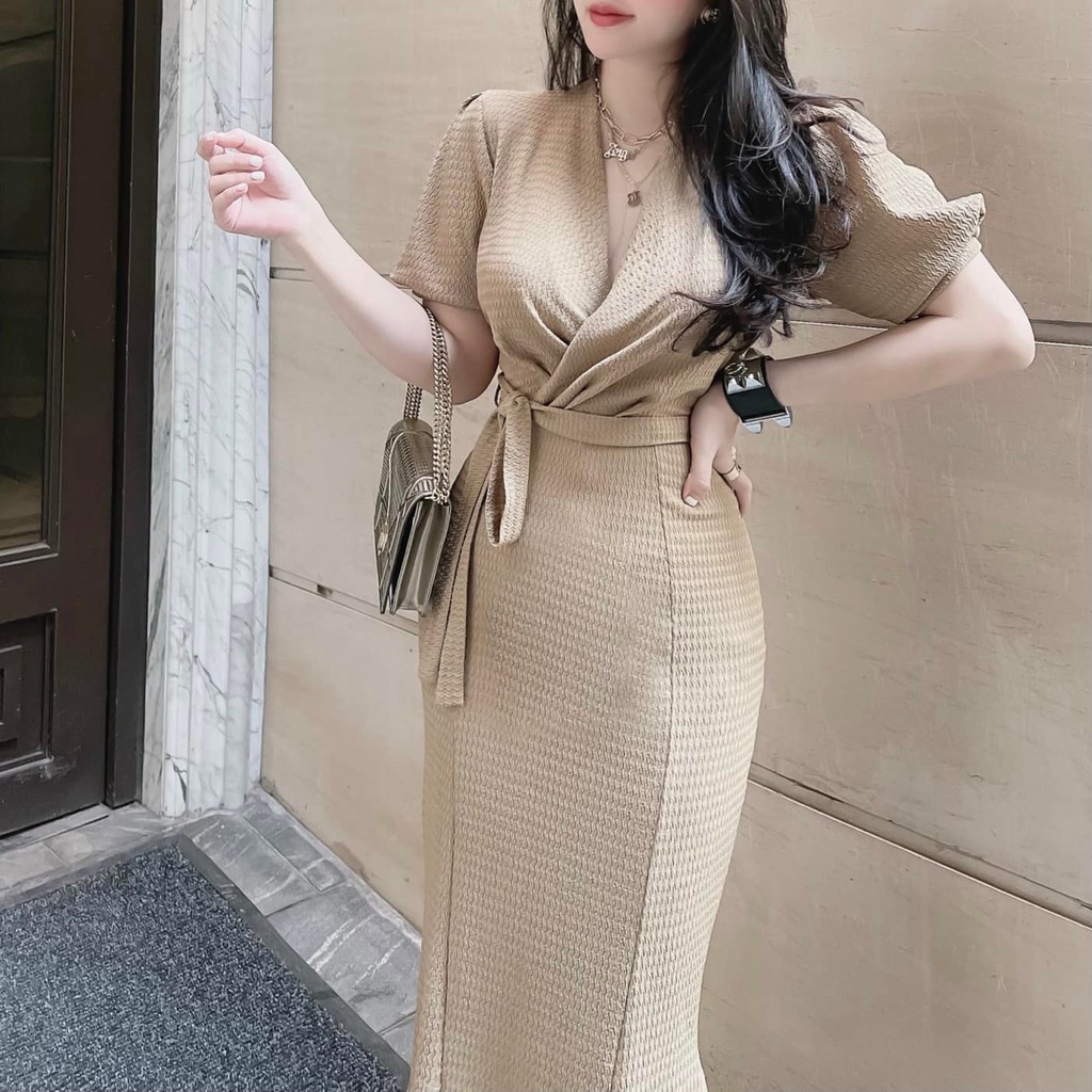 Váy body đuôi cá 2 màu