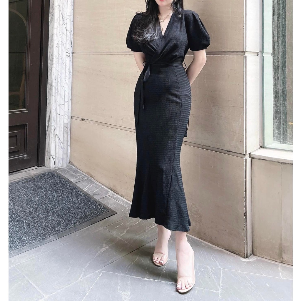 Váy body đuôi cá 2 màu