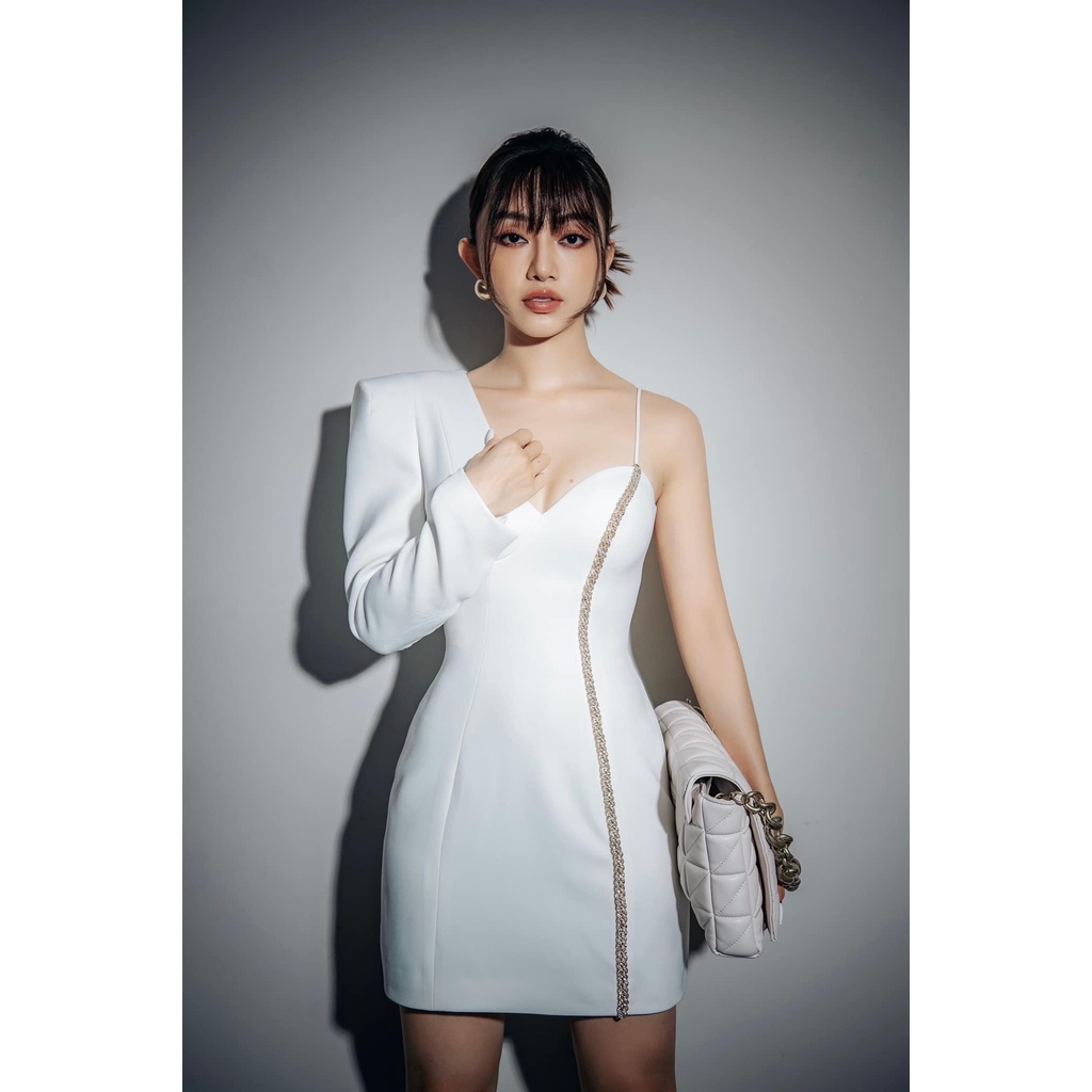 Váy vest lệch đá