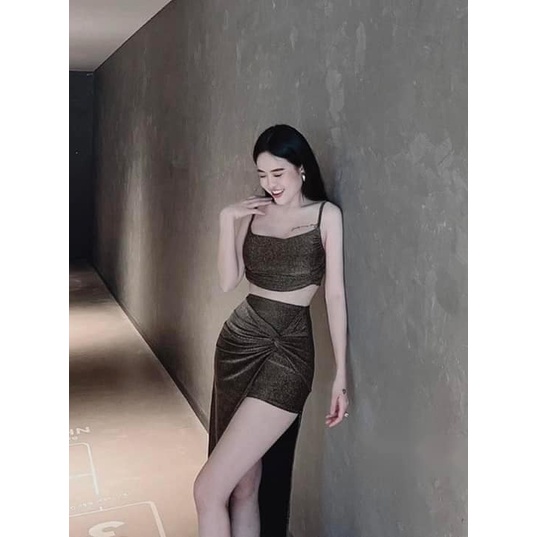 Set 2 dây nhũ váy