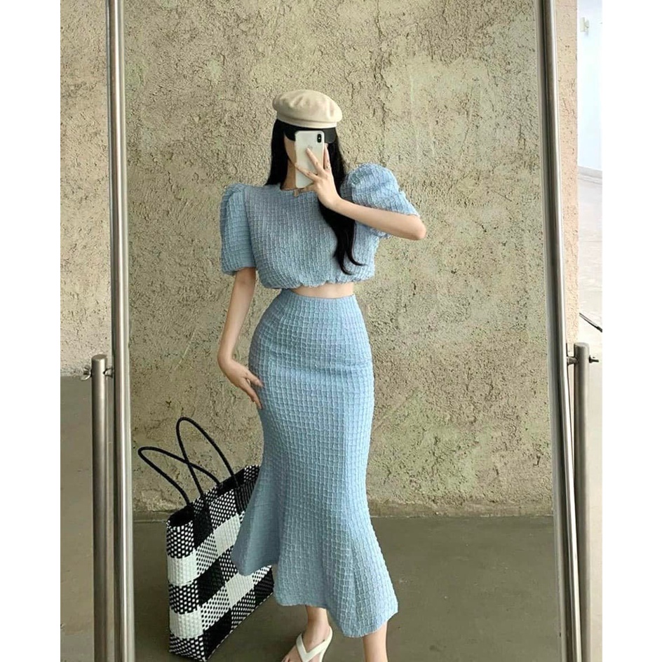 Set áo tay bồng + cv