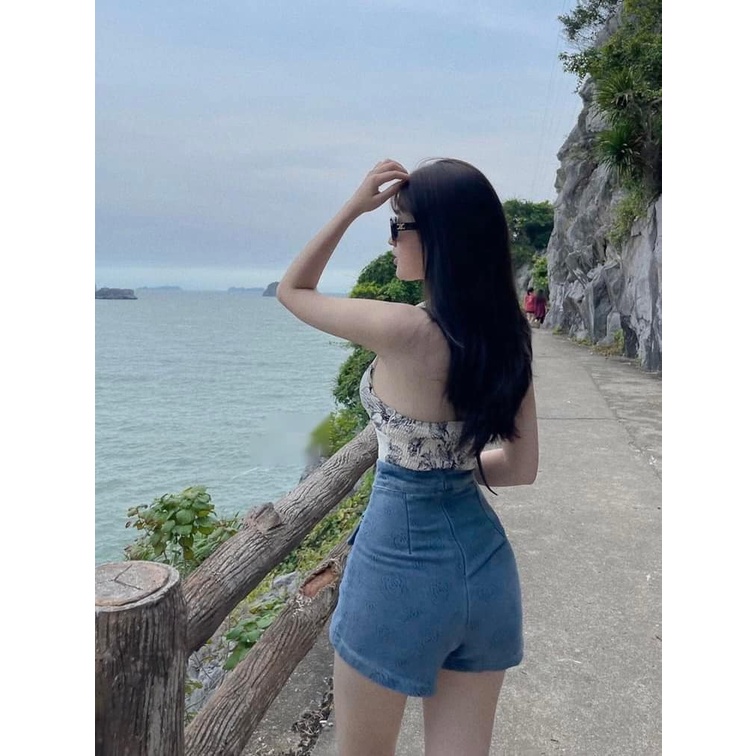 Set áo yếm cv jean