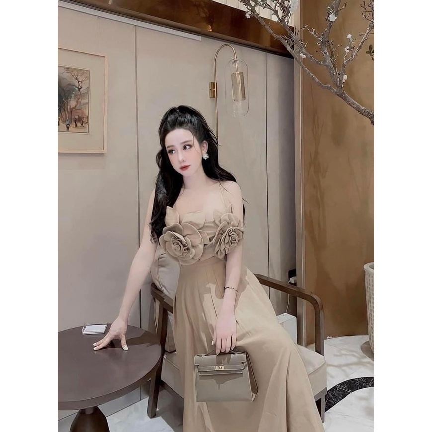 Set linen tag hoa 2 màu