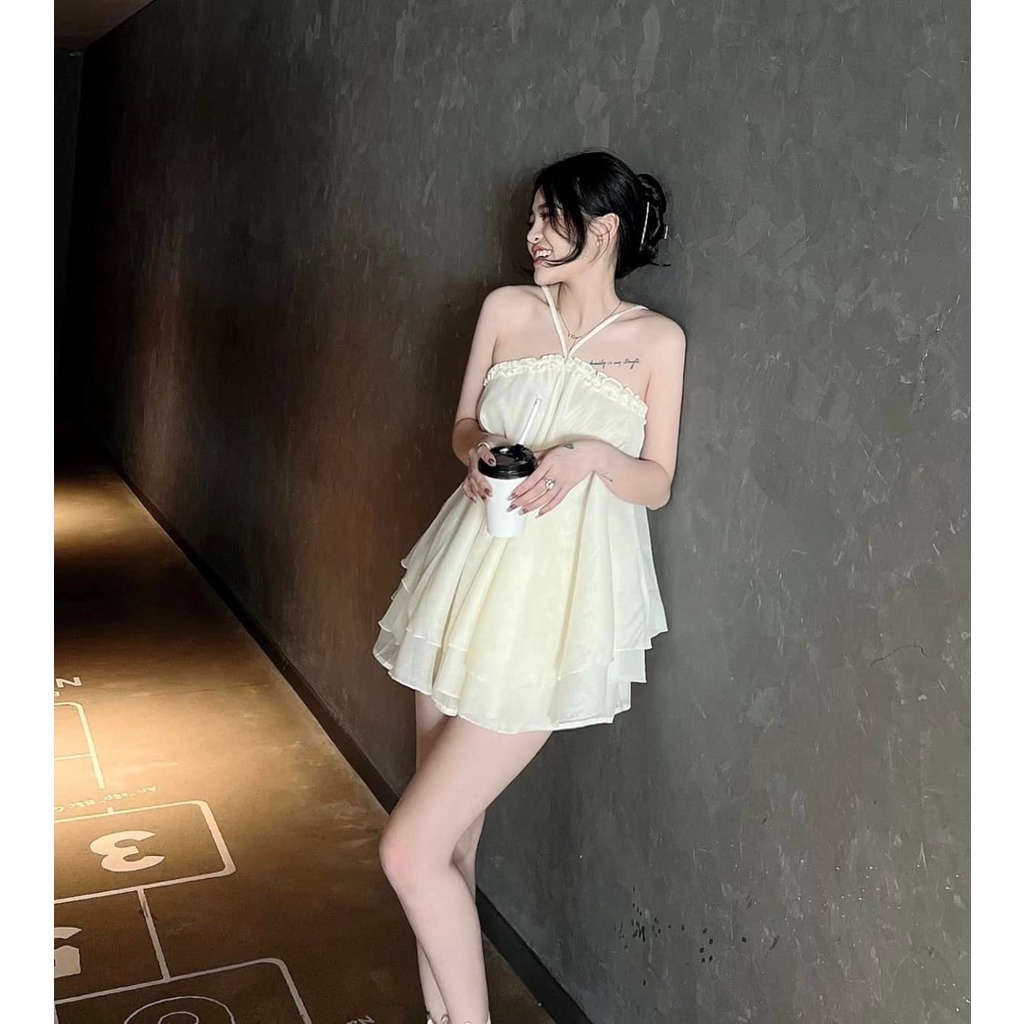 Set tơ yếm 2 màu