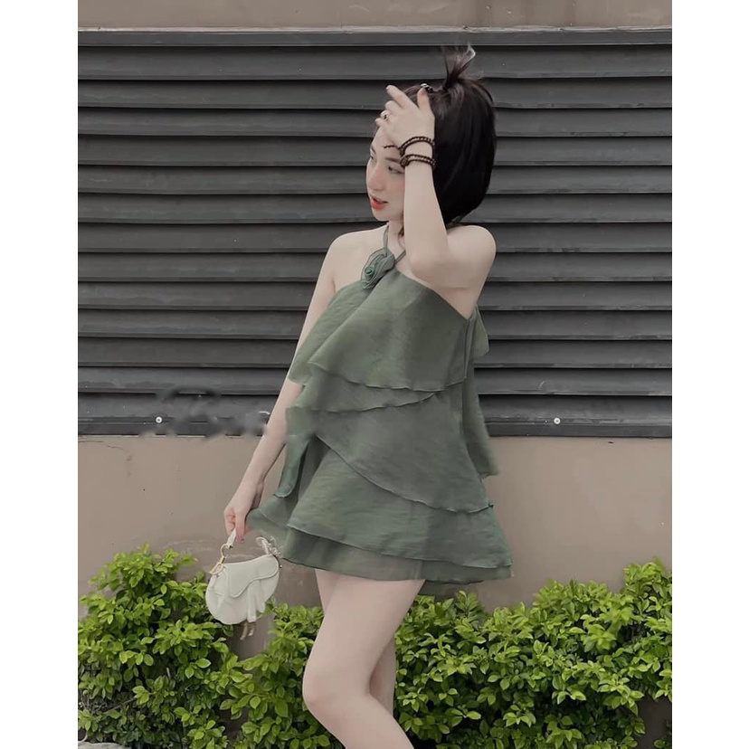 Set tơ yếm 2 màu