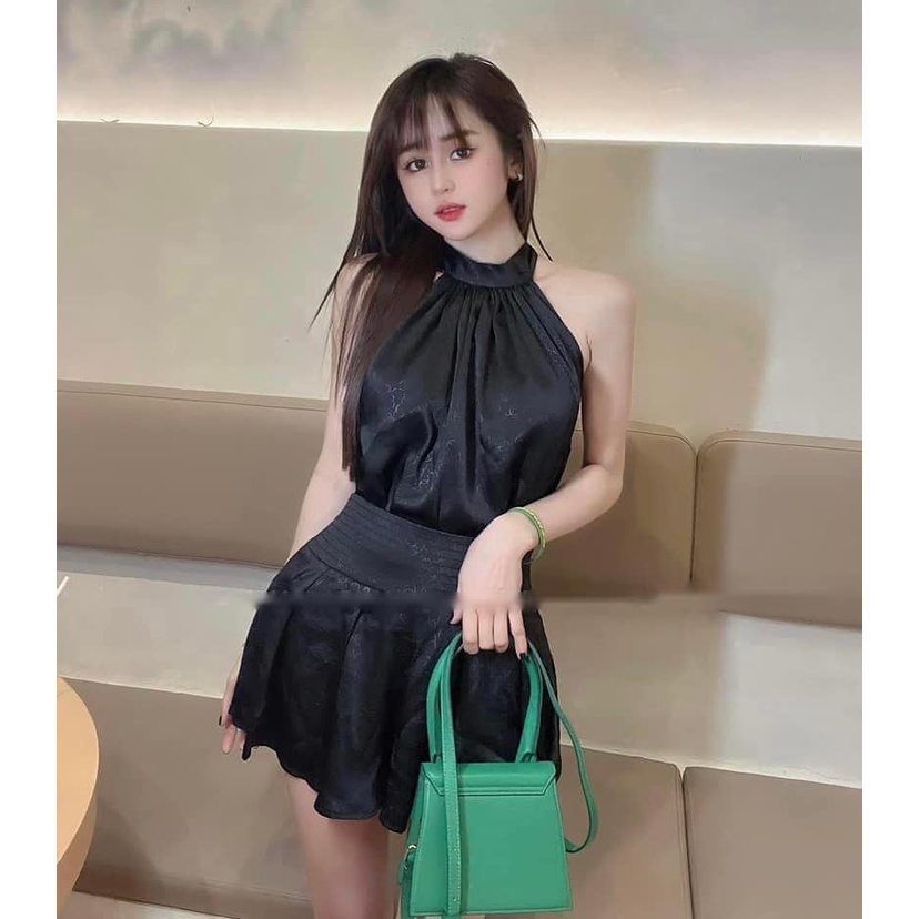 Set yếm lụa 2 màu