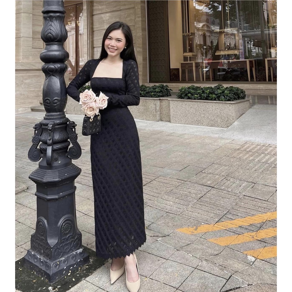 Váy body đuôi cá 3 màu