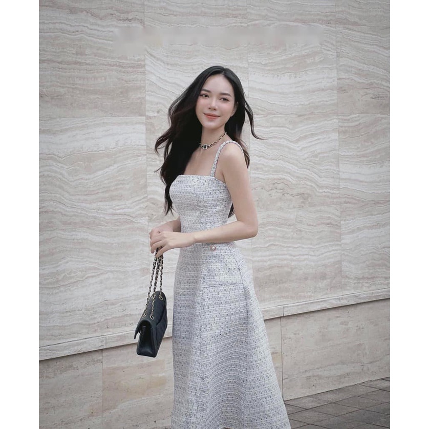 Váy dạ dây đan rít TKCC