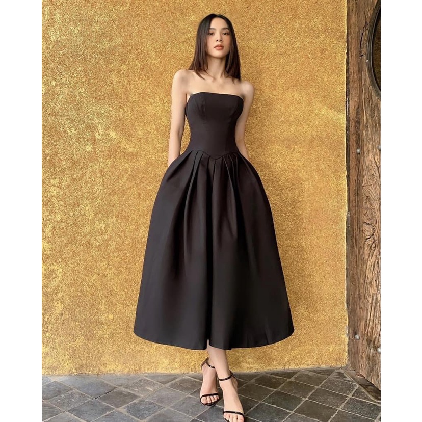 Váy quây dài xoè