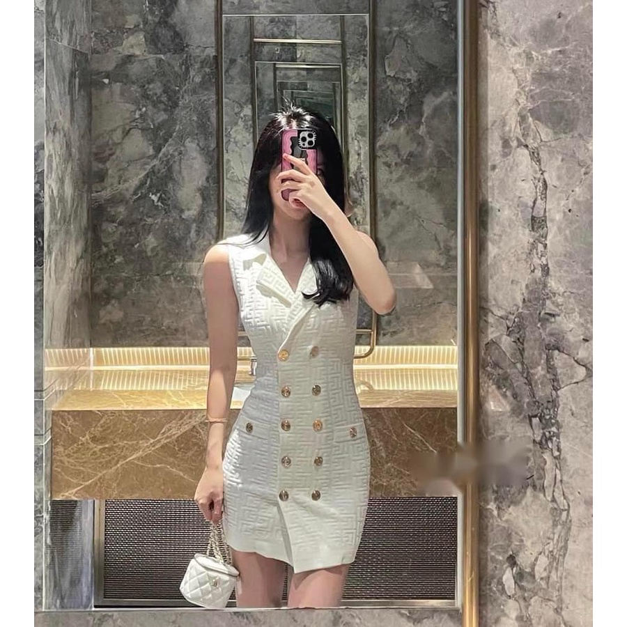 Váy tay cọc 4 màu QCCC