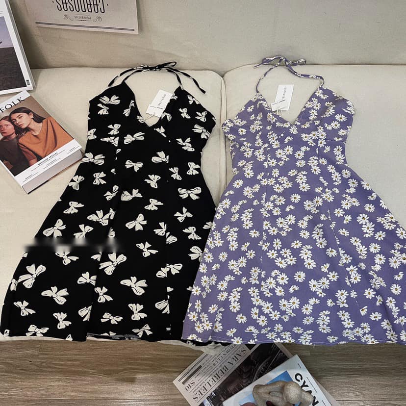 Váy hoa bướm 2 màu