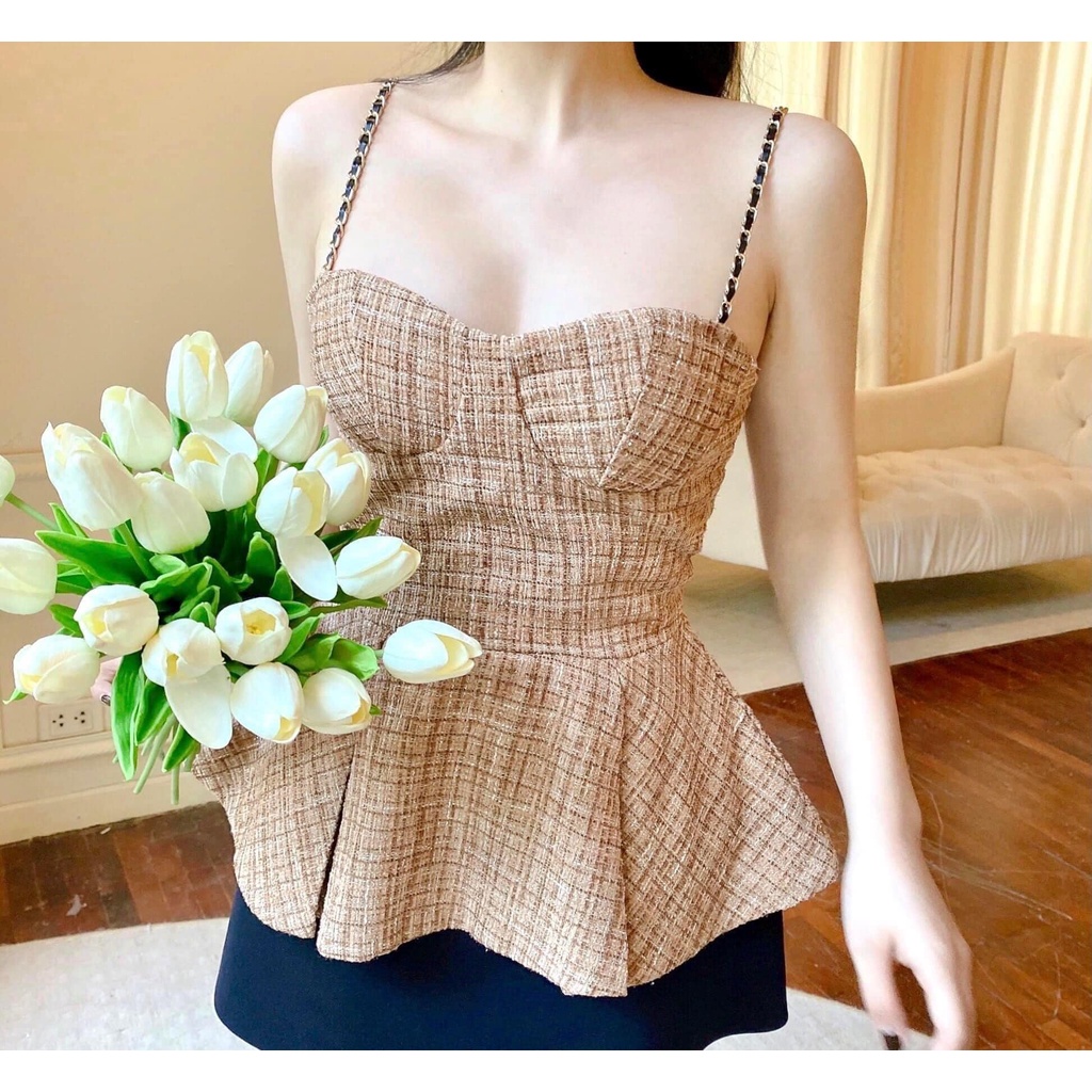 Áo dạ 2s peplum
