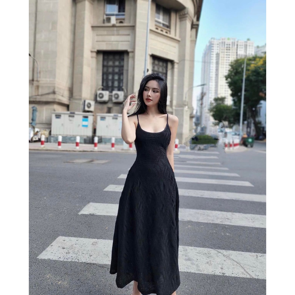 Váy viền gân 3 màu