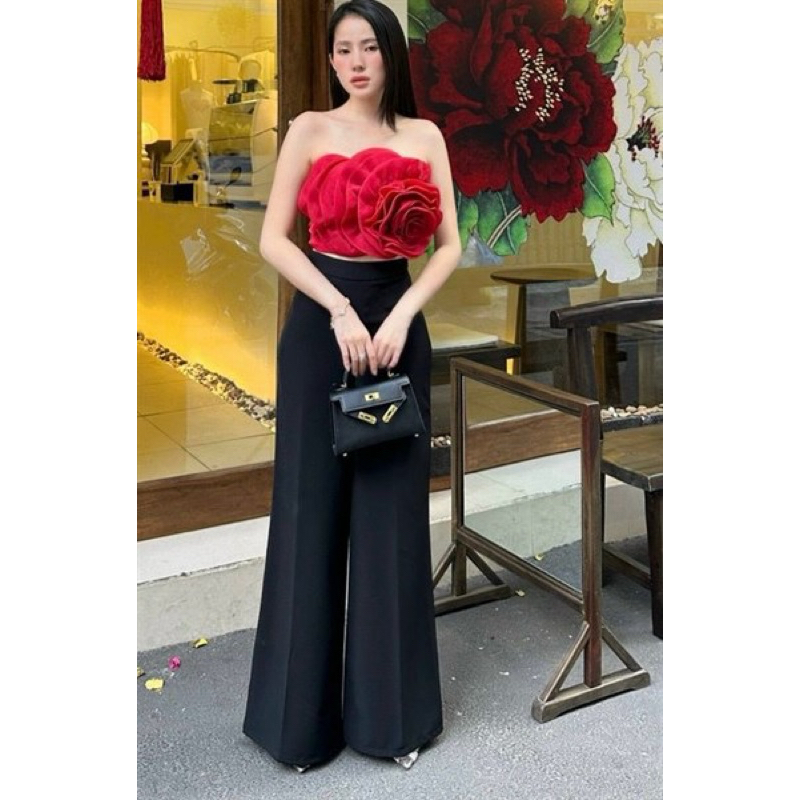 Áo quây hoa 3D nhiều lớp