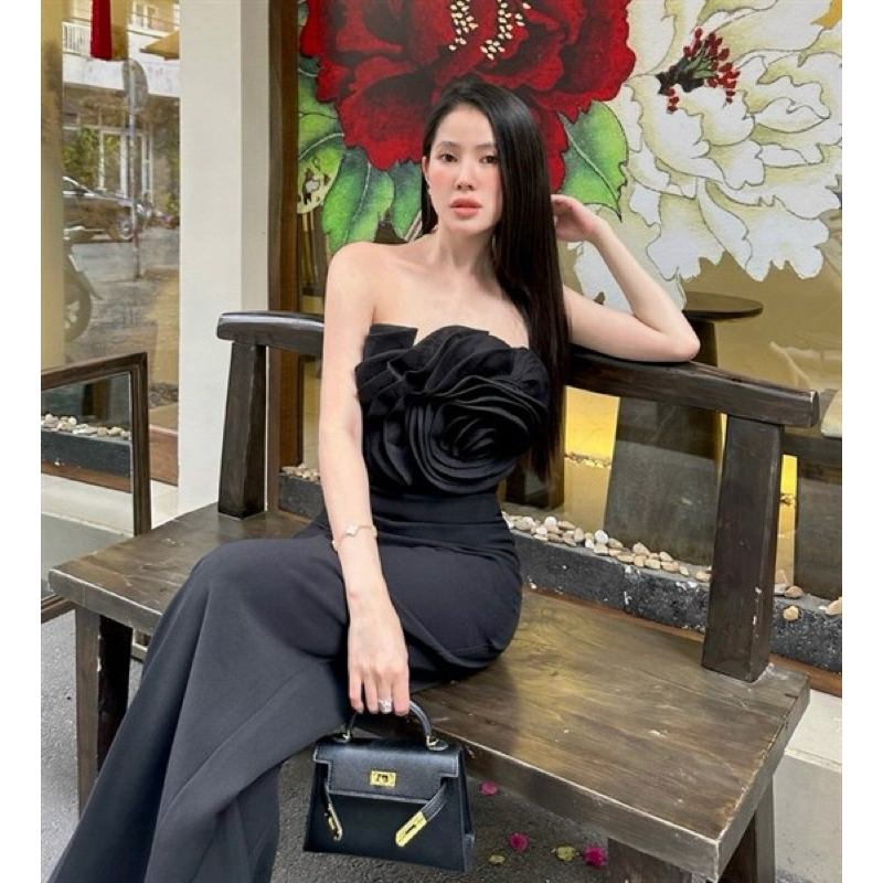 Áo quây hoa 3D nhiều lớp